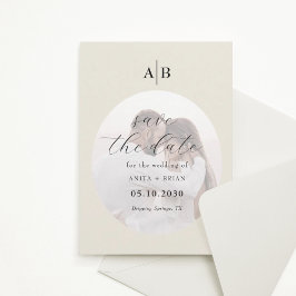 Ivory Foto Huwelijk Save The Date