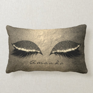 Ivory Foxier Gold Grey Black Aangepast glitter Mak Kussen