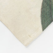 Ivory Garden Fleece Deken (Hoek)