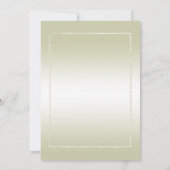 Ivory Gem en Glitter 1st Wedding Jubileum Kaart (Achterkant)