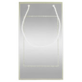 Ivory Gem & Glitter 14th Wedding Jubileum Klein Cadeauzakje (Achterkant)