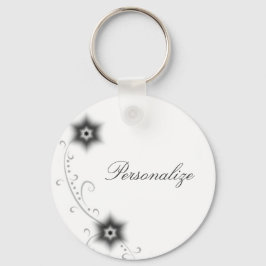 Ivory Glow Blooms Sleutelhanger