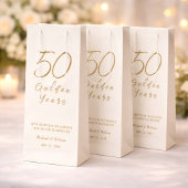 Ivory Gold 50th Golden Years Anniversary Wijn Cadeautas