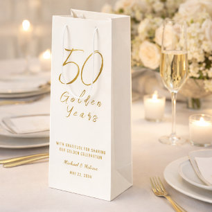 Ivory Gold 50th Golden Years Jubileum Wijn Cadeautas