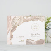 Ivory Gold Agaat Service Menu Brochure (Staand voorkant)