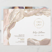 Ivory Gold Agaat Service Menu Brochure (Voorkant / Achterkant)
