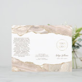 Ivory gold agate brochure (Staand voorkant)