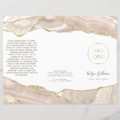 Ivory gold agate brochure (Voorkant)