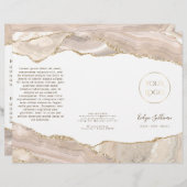 Ivory gold agate brochure (Voorkant / Achterkant)