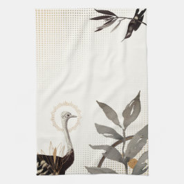 Ivory & Gold Artistic Waterverf verliest Theedoek