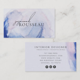 Ivory Gold Marmer Interieur Ontwerper Bedrijf Visitekaartje