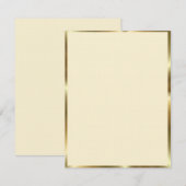 Ivory & Gold Trim (Voorkant / Achterkant)