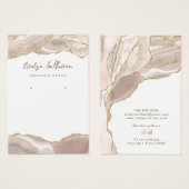 Ivory goudsieraden voor sieraden visitekaartje (Voorkant /achterkant)