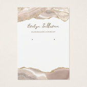 Ivory goudsieraden voor sieraden visitekaartje (Voorkant)