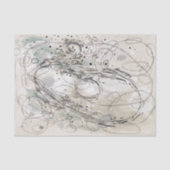 Ivory Gray Sand Abstract Decoupage Tissue Paper Tissuepapier (Voorkant)