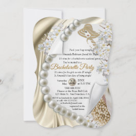 Ivory, groen, blauw, gouden zijde en parels Vrijge Kaart