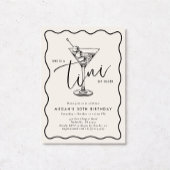 Ivory Hand Drawn A Tini Bit Older 30’s Birthday  Kaart