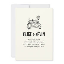 Ivory Hand Drawn Illustration Minimalist Wedding