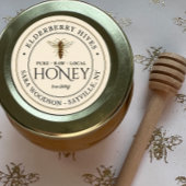 Ivory Honey Label met koningin Bee