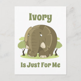 Ivory is alleen voor mij briefkaart