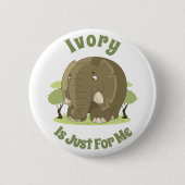 Ivory is alleen voor mij Button (Voorkant)