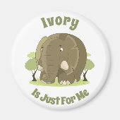 Ivory is alleen voor mij Magnet (Voorkant)