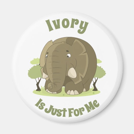 Ivory is alleen voor mij Magnet (Voorkant)