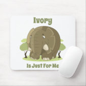Ivory is alleen voor mij. muismat (Met muis)