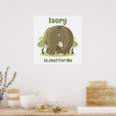 Ivory is alleen voor mij poster (Keuken)
