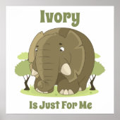 Ivory is alleen voor mij poster (Voorkant)