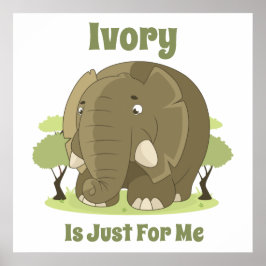 Ivory is alleen voor mij poster