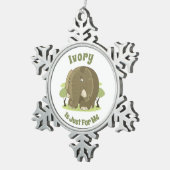 Ivory is alleen voor mij Snowflake Framed Ornament (Rechts)