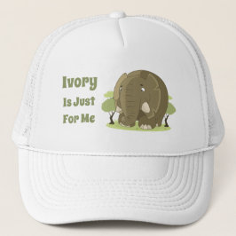 Ivory is alleen voor mij trucker pet