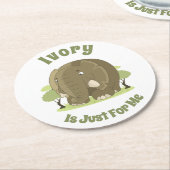 Ivory is alleen voor Onderzetter voor papier (Gebogen)