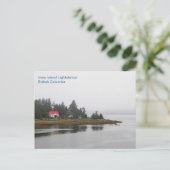 Ivory Island Lightstation Briefkaart (Staand voorkant)
