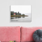 Ivory Island Lightstation Canvas Afdruk (Insitu (Woonkamer))