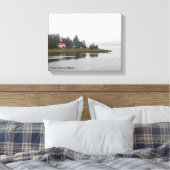 Ivory Island Lightstation Canvas Afdruk (Insitu (Slaapkamer))