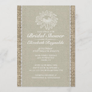 Ivory Lace Bridal Shower Invitations Kaart