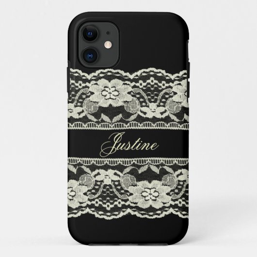 Ivory Lace iPhone 5 Hoesje (Achterkant)