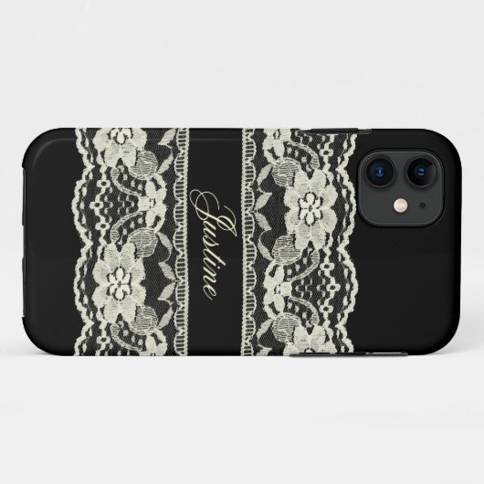 Ivory Lace iPhone 5 Hoesje (Achterkant (horizontaal))