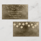 Ivory Lantaarns Receptie Kaarten (Voorkant / Achterkant)