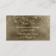 Ivory Lantaarns Receptie Kaarten