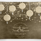 Ivory Lantern All-in-One Weddenschap Drieluik Uitnodiging (Binnenkant midden)