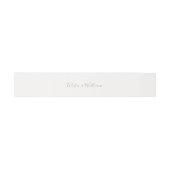 Ivory | Lavender Schrift Huwelijk Uitnodigingen Wikkel (Vlak)