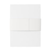 Ivory | Lavender Script Wedding Uitnodigingen Wikkel (Achterkant Voorbeeld)