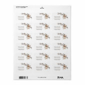 Ivory Magnolia 3D Flowers |  Wedding Etiket (Full Sheet)