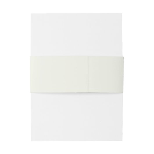 Ivory Minimalist Boho Script Wedding Uitnodigingen Wikkel (Achterkant Voorbeeld)