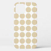 Ivory Neutrale Stippen Case-Mate iPhone Case (Achterkant)