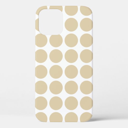 Ivory Neutrale Stippen Case-Mate iPhone Case (Achterkant)
