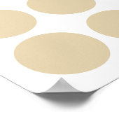 Ivory Neutrale Stippen Poster (Hoek)